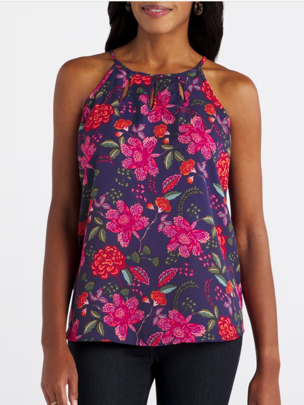 Papermoon Cutout Floral Blouse Small